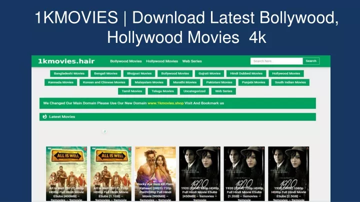 1kmovies download latest bollywood hollywood