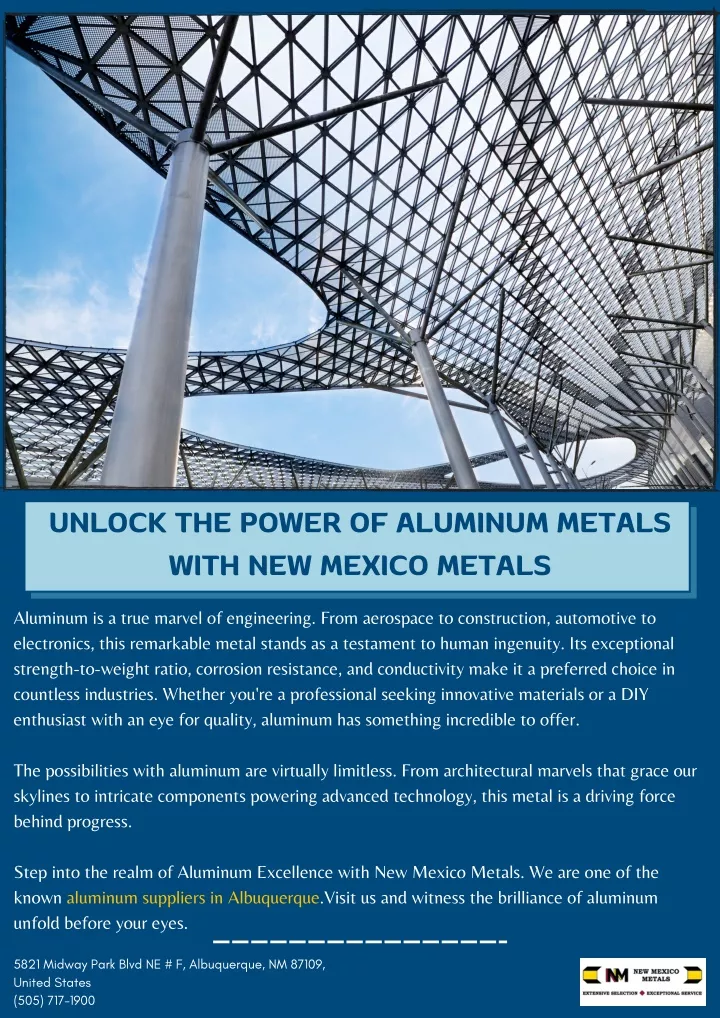 unlock the power of aluminum metals with