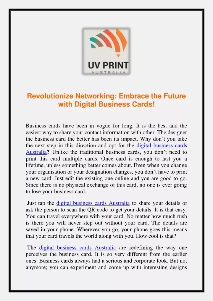revolutionize networking embrace the future with