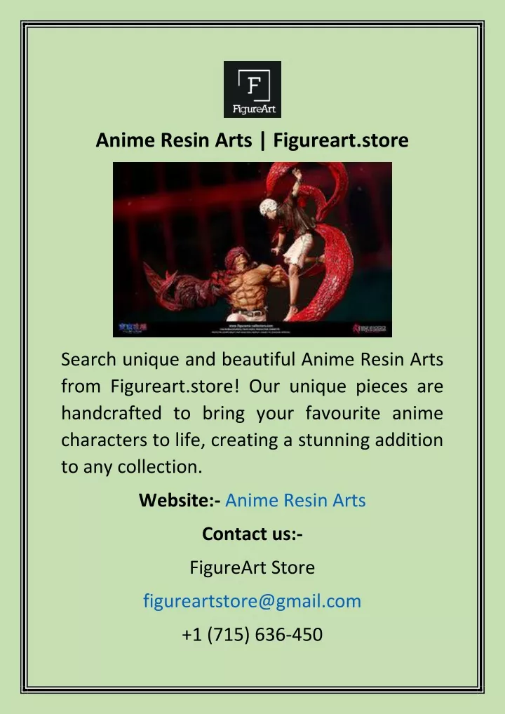 anime resin arts figureart store