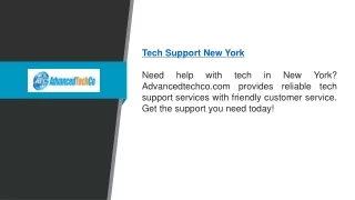 Tech Support New York Advancedtechco.com