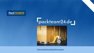 Container--Entladung Packteam24.de