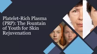 Is Platelet-Rich Plasma (PRP) The Secret To Younger-Looking Skin?