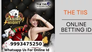 Online Betting Id Provider | THETIIS | 99934-75250