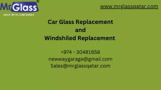 Autoglass leak repair qatar and Autoglass Replacement qatar