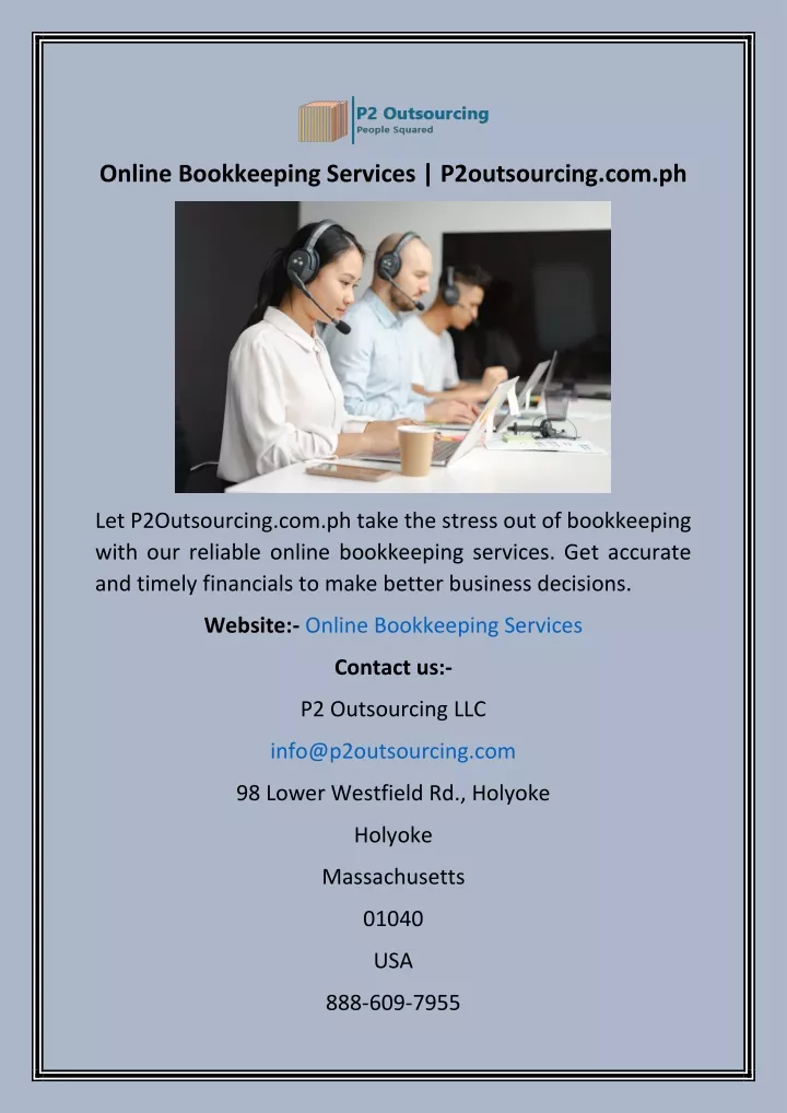 online bookkeeping services p2outsourcing com ph