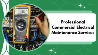 Electrician Services for Businesses