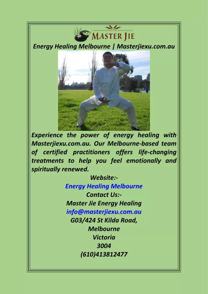 energy healing melbourne masterjiexu com au