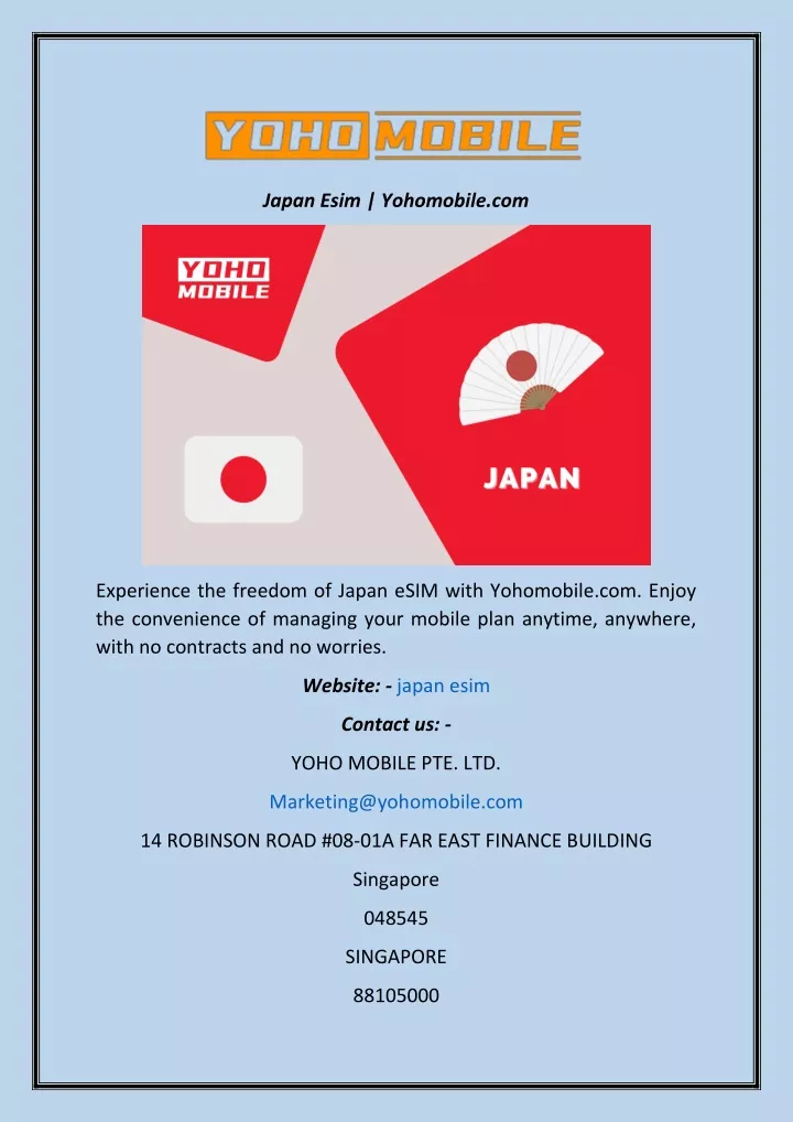 japan esim yohomobile com