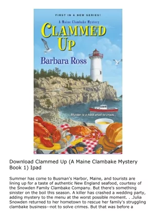 Download Clammed Up (A Maine Clambake Mystery Book 1) Ipad