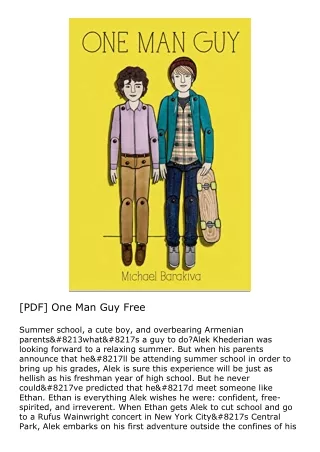 [PDF] One Man Guy Free