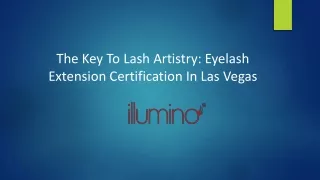 The Key to Lash Artistry Eyelash Extension Certification in Las Vegas
