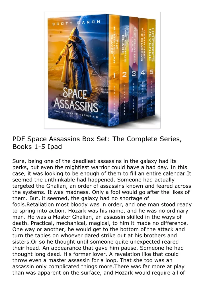 pdf space assassins box set the complete series