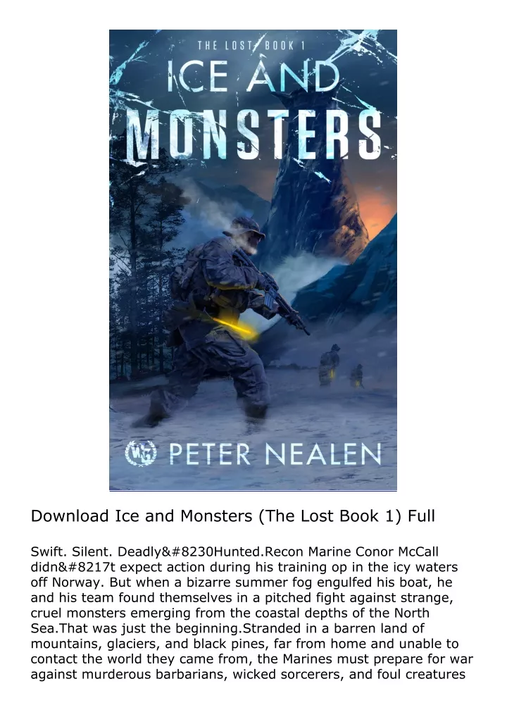 download ice and monsters the lost book 1 full