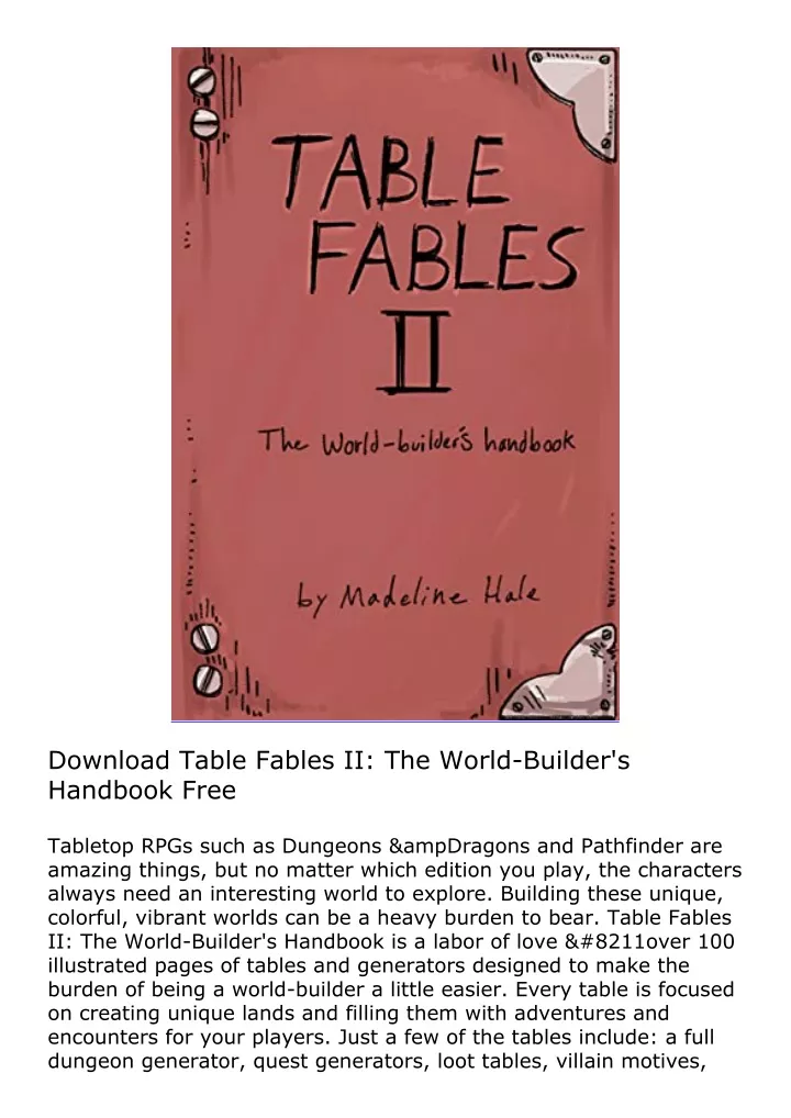 download table fables ii the world builder