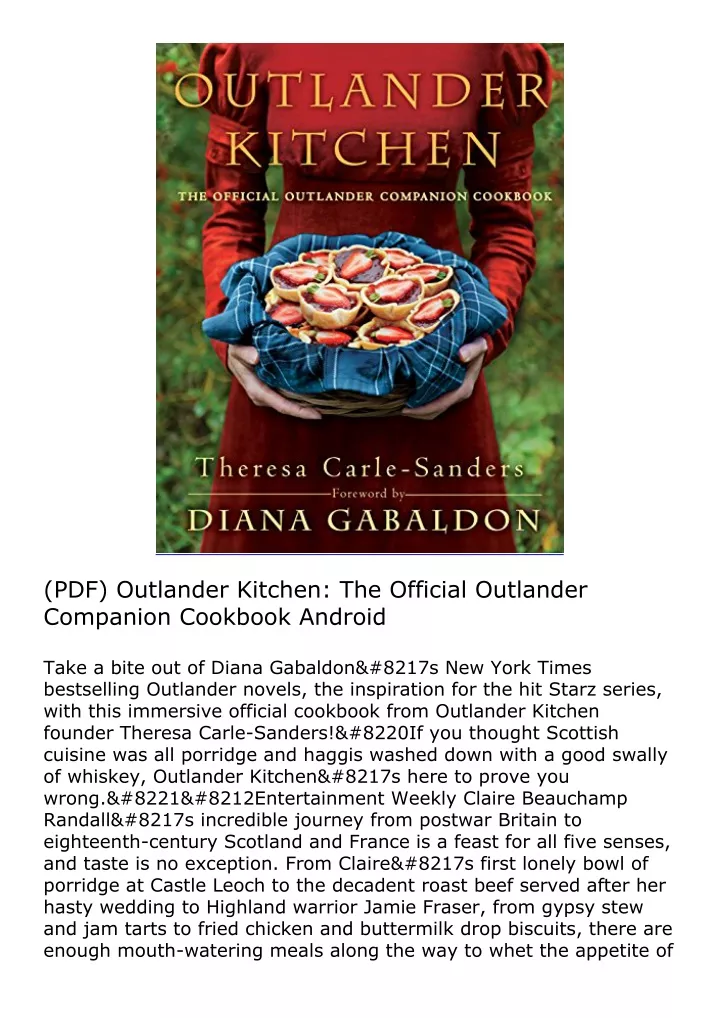 pdf outlander kitchen the official outlander