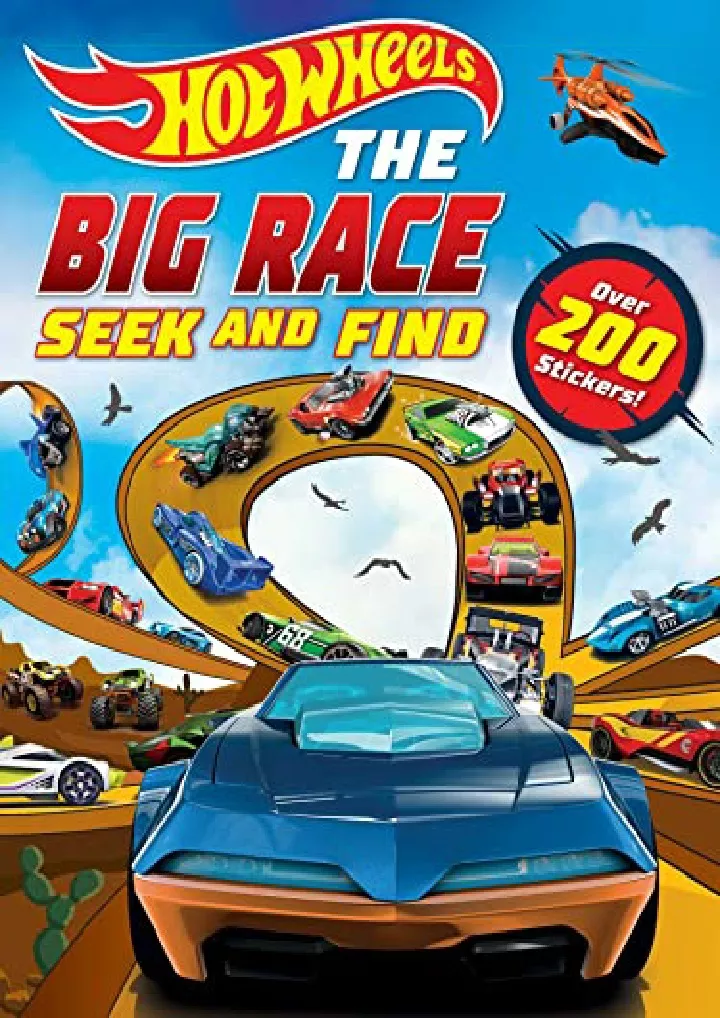 hot wheels the big race seek and find