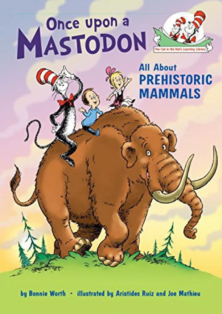 once upon a mastodon all about prehistoric