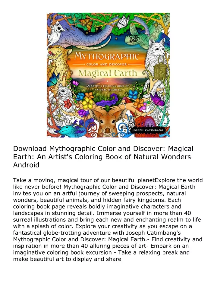 download mythographic color and discover magical