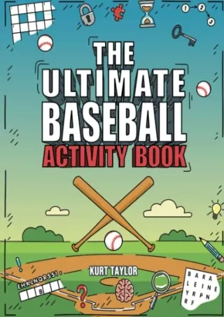 PDF BOOK DOWNLOAD The Ultimate Baseball Activity Book: Crosswords, Word Sea