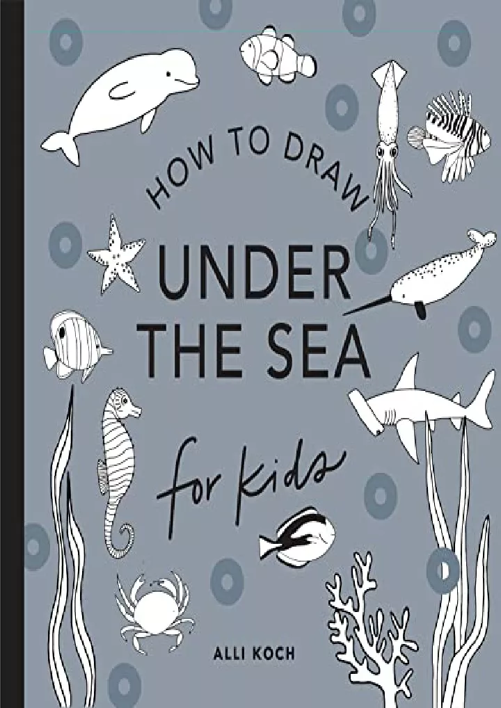 under the sea how to draw books for kids with