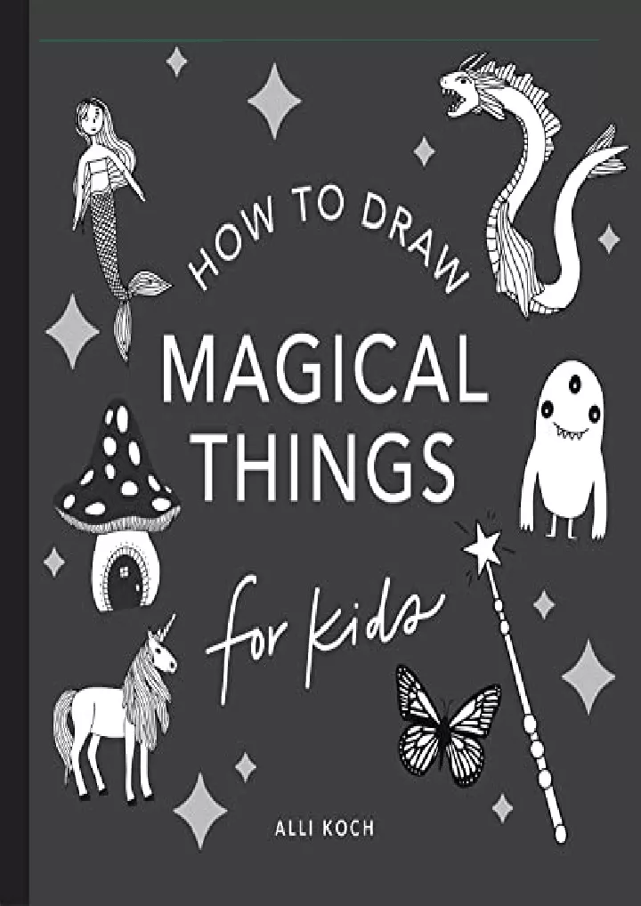 magical things how to draw books for kids with
