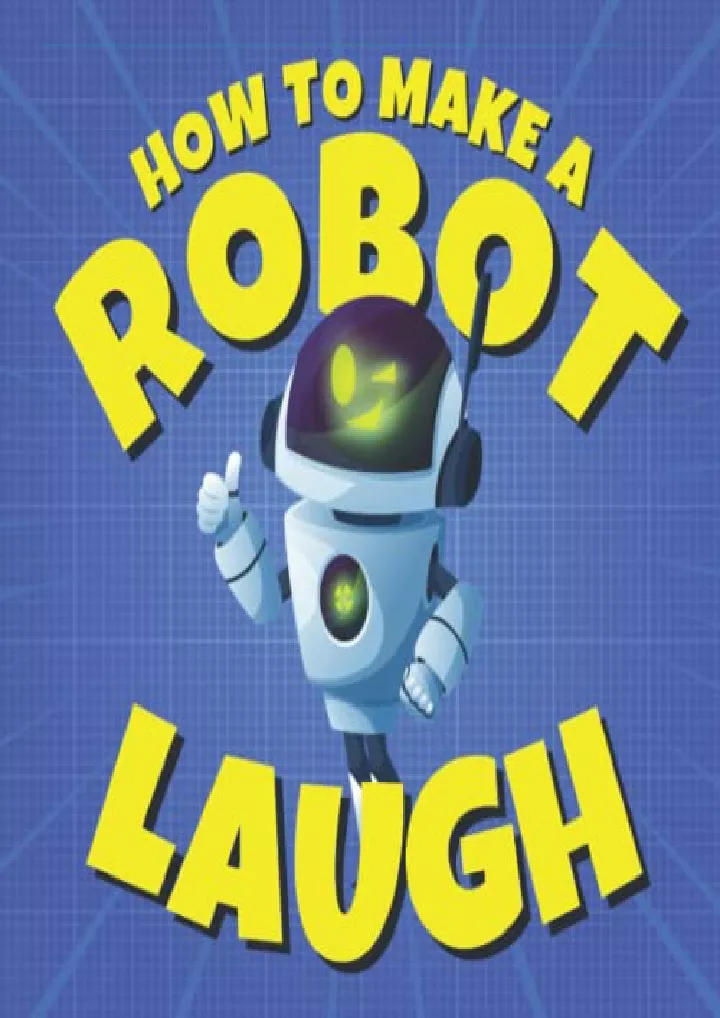 how to make a robot laugh funny jokes for kids