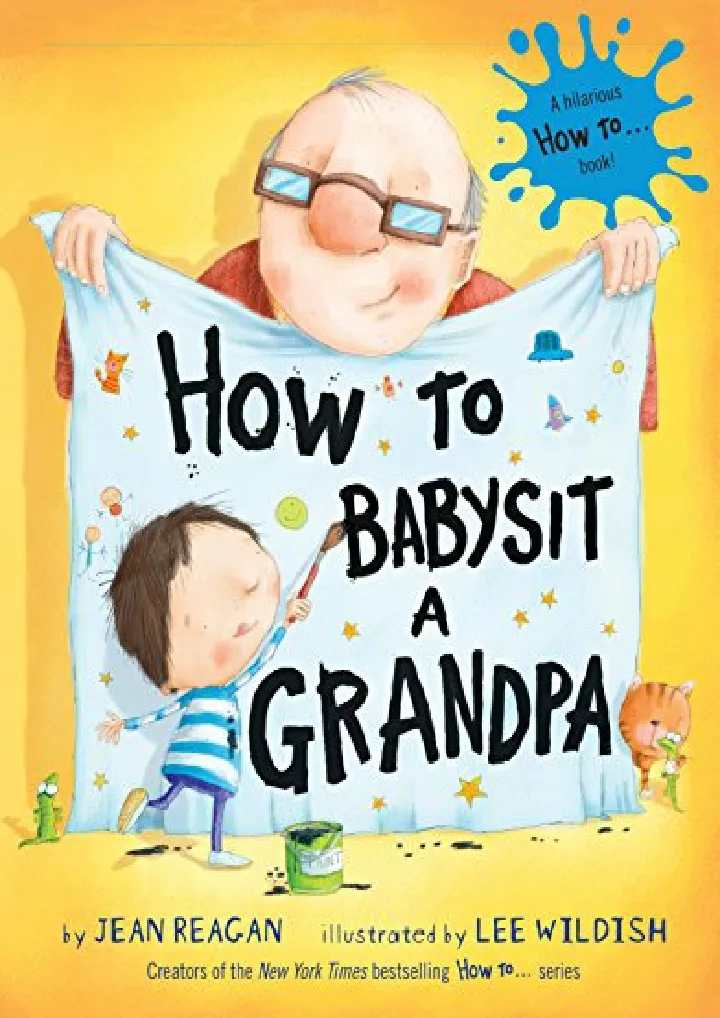 how to babysit a grandpa a book for dads grandpas