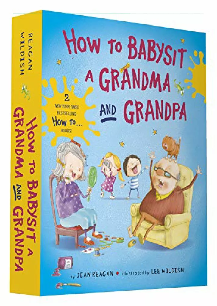 how to babysit a grandma and grandpa board book