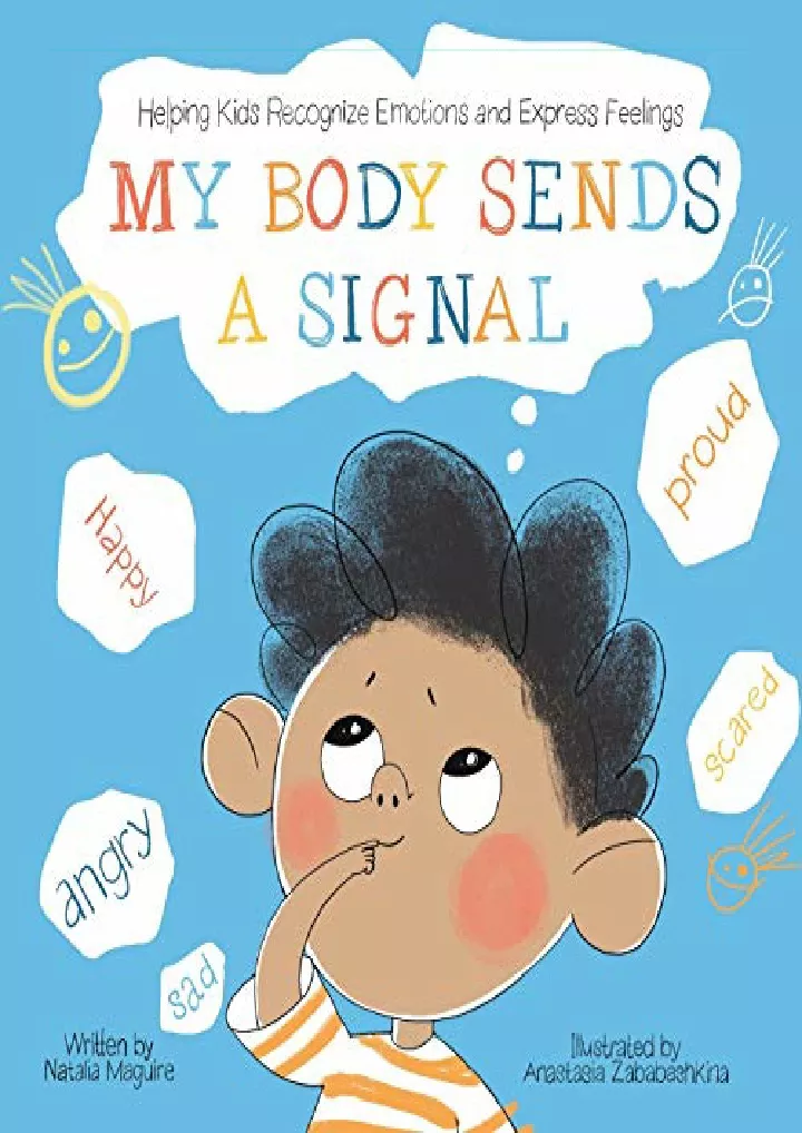 my body sends a signal helping kids recognize