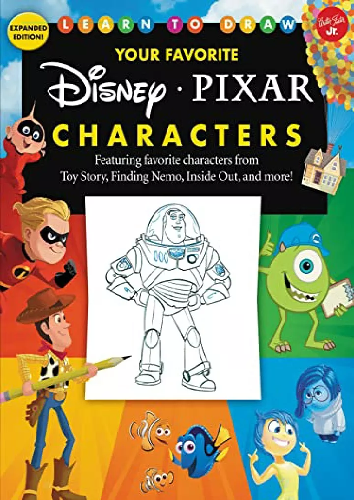 learn to draw your favorite disney pixar