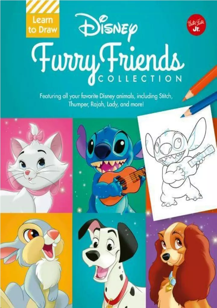 learn to draw disney furry friends collection