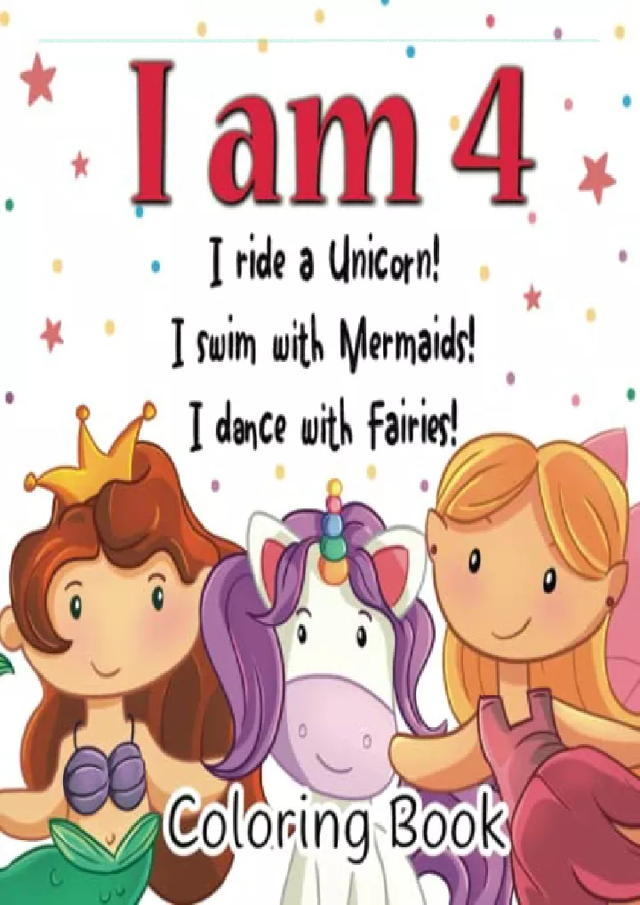 i am 4 i ride a unicorn i swim with mermaids