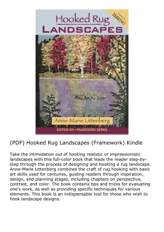 (PDF) Hooked Rug Landscapes (Framework) Kindle