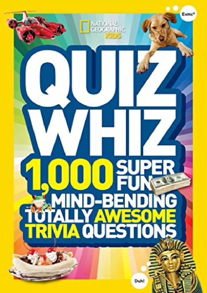 national geographic kids quiz whiz 1 000 super