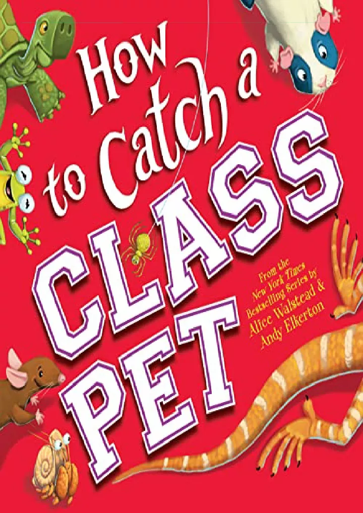 how to catch a class pet a back to school