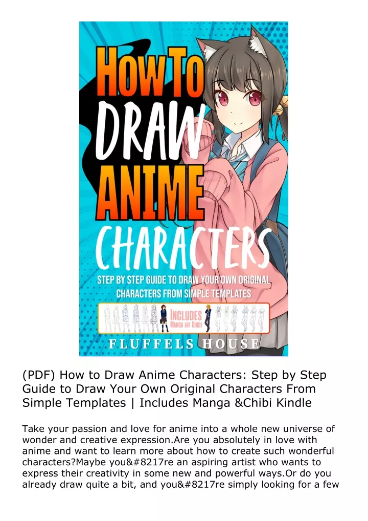pdf how to draw anime characters step by step