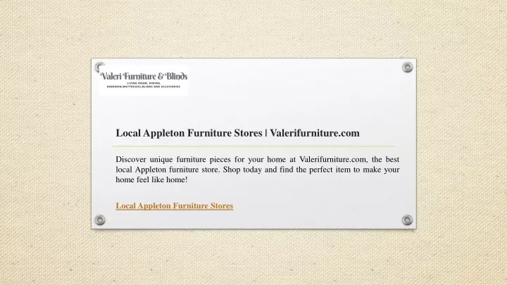 local appleton furniture stores valerifurniture com