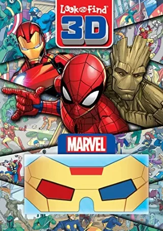 [PDF READ ONLINE] Marvel Spider-man, Avengers, Guardians of the Galaxy, and More! - 3D Look and