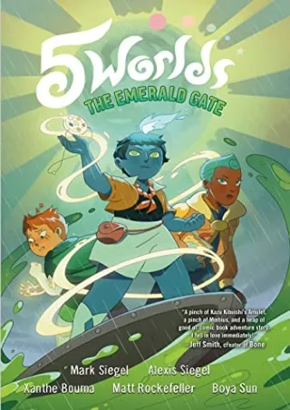 Read ebook [PDF] 5 Worlds Book 5: The Emerald Gate: (A Graphic Novel)