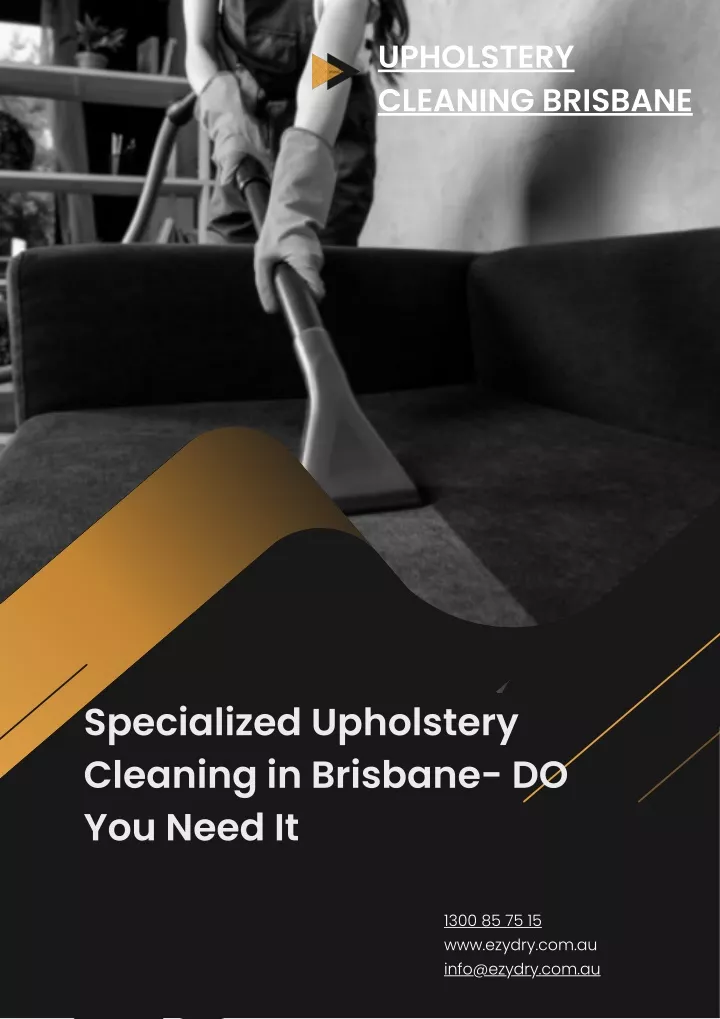 upholstery cleaning brisbane