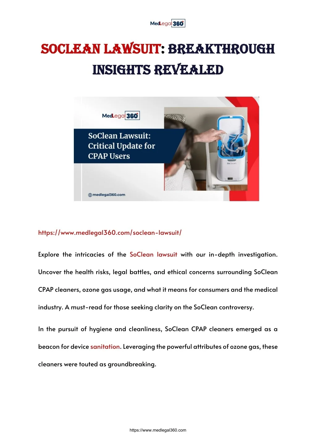 Soclean Comic PPT - SoClean Lawsuit: Breakthrough Insights Revealed PowerPoint ...