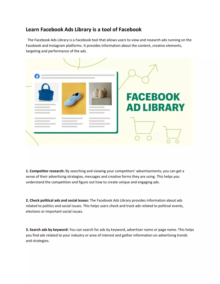 learn facebook ads library is a tool of facebook