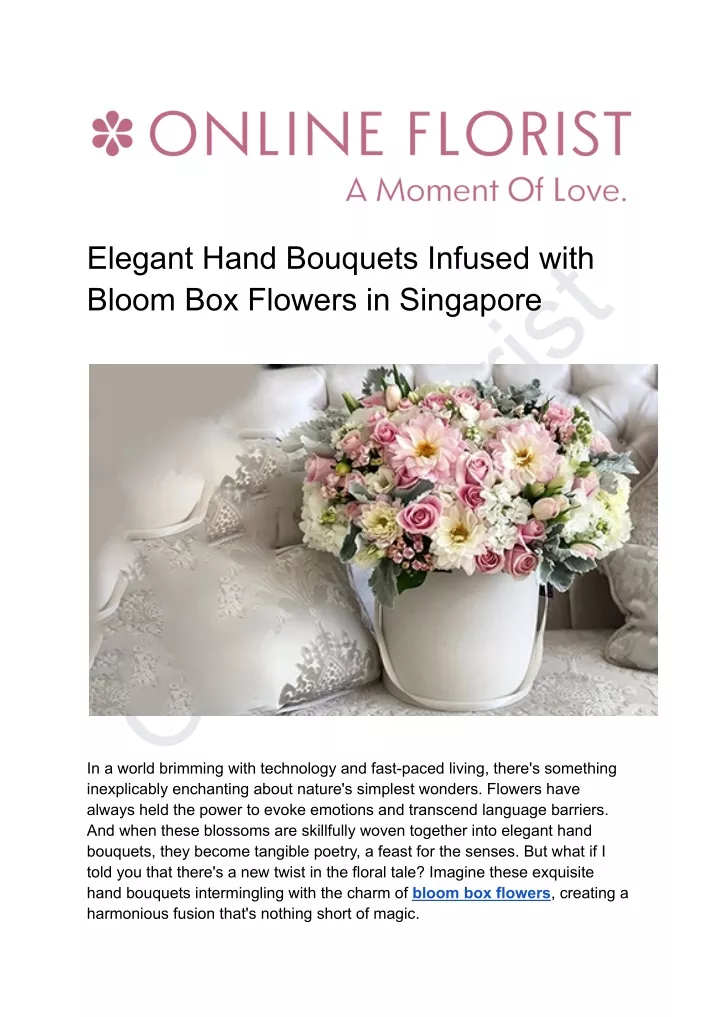 online florist in a world brimming with