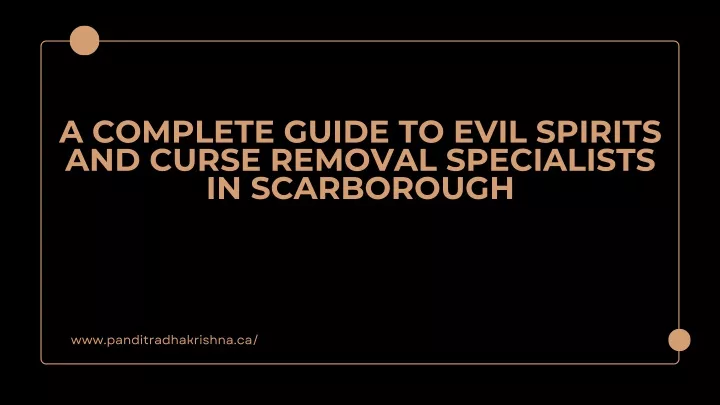 a complete guide to evil spirits and curse