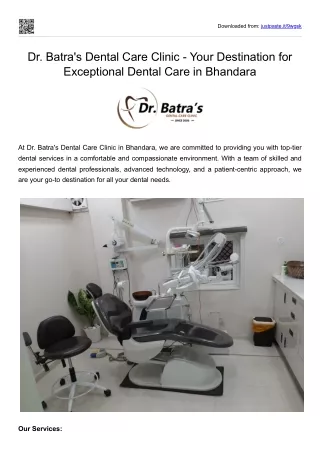 Best Dental Clinic in Bhandara
