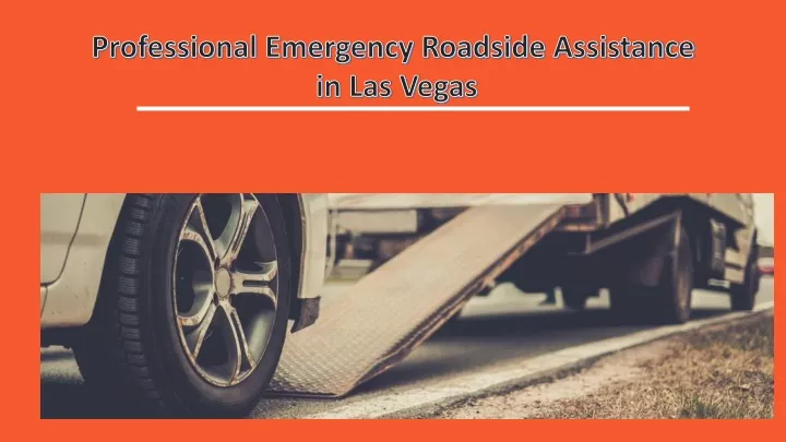 professional emergency roadside assistance