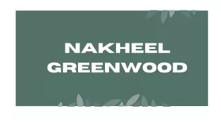 Nakheel Greenwood-E-Brochure