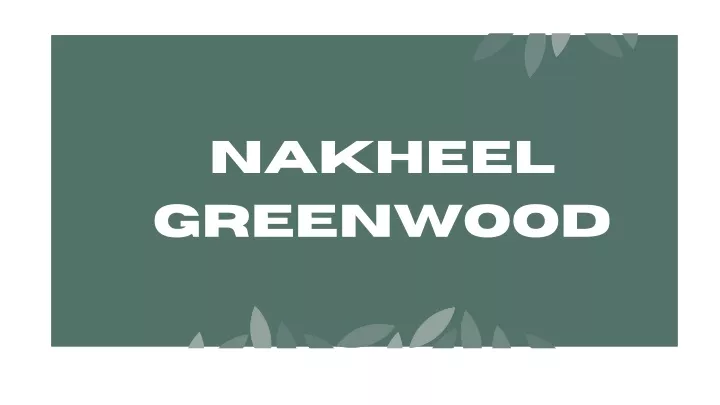 nakheel greenwood
