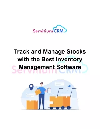 Manage Stocks with the Best Inventory Management Software